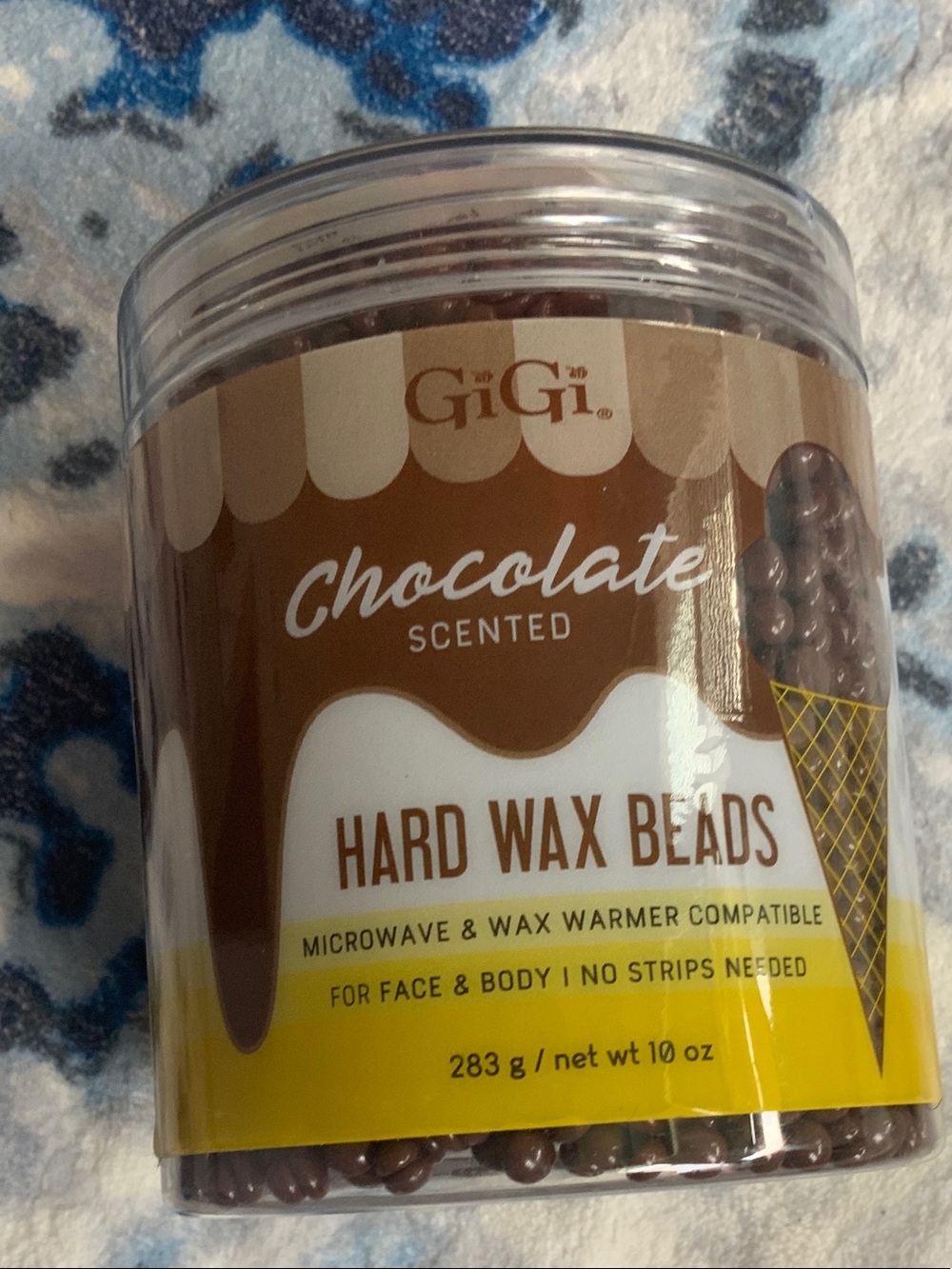 Chocolate Scented Hard Wax Beads – Brown